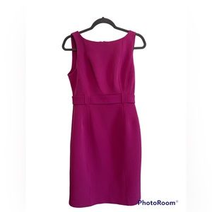 Purple work dress